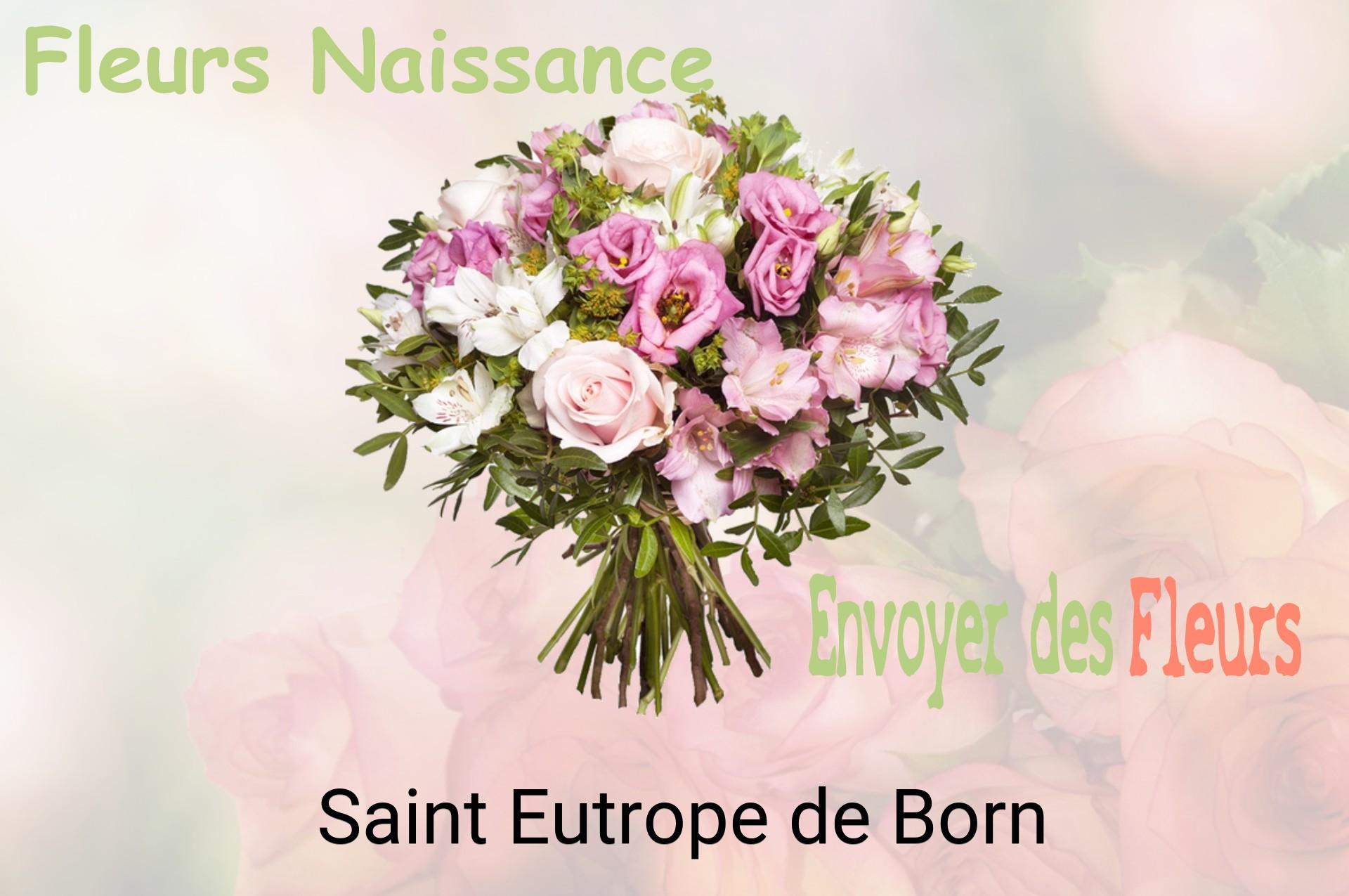 Bouquet de fleurs de naissance livré à Saint-Eutrope-de-Born
